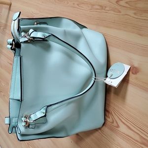 Isabelle Handbag Mint Vegan Leather